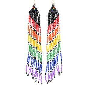 Slanted Pride Waterfall Earrings